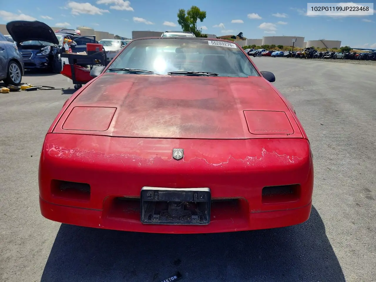 1988 Pontiac Fiero Gt VIN: 1G2PG1199JP223468 Lot: 55289276