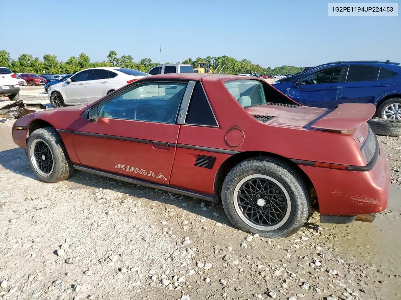 1988 Pontiac Fiero VIN: 1G2PE1194JP224453 Lot: 98947405