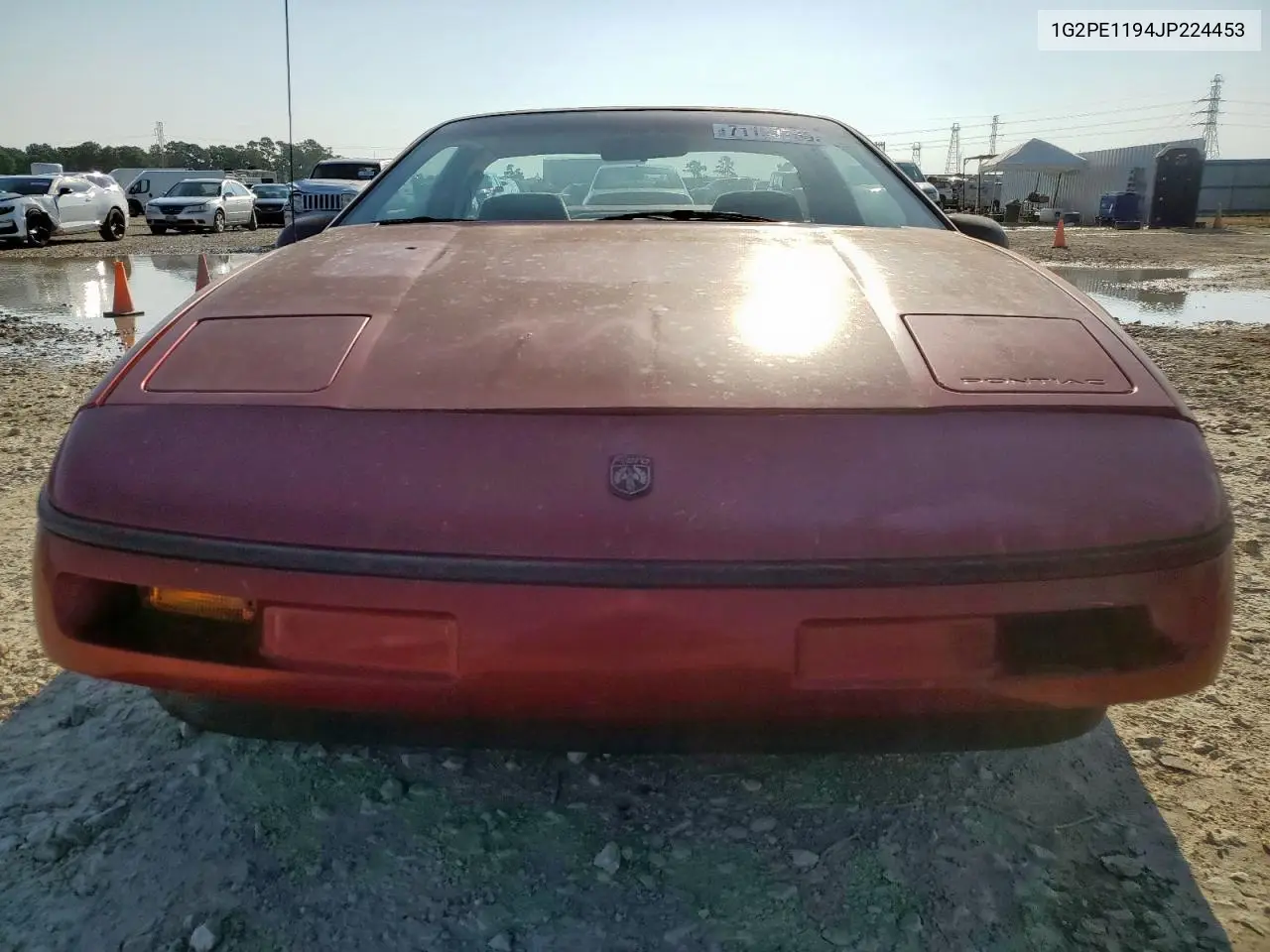 1988 Pontiac Fiero VIN: 1G2PE1194JP224453 Lot: 98947405