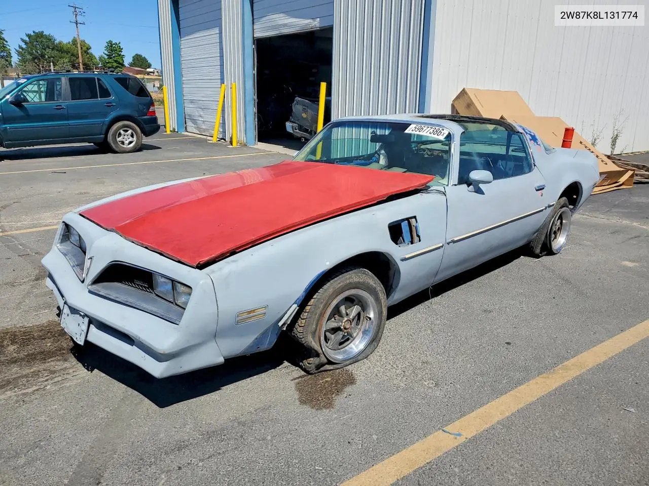 1978 Pontiac Firebird VIN: 2W87K8L131774 Lot: 59677386