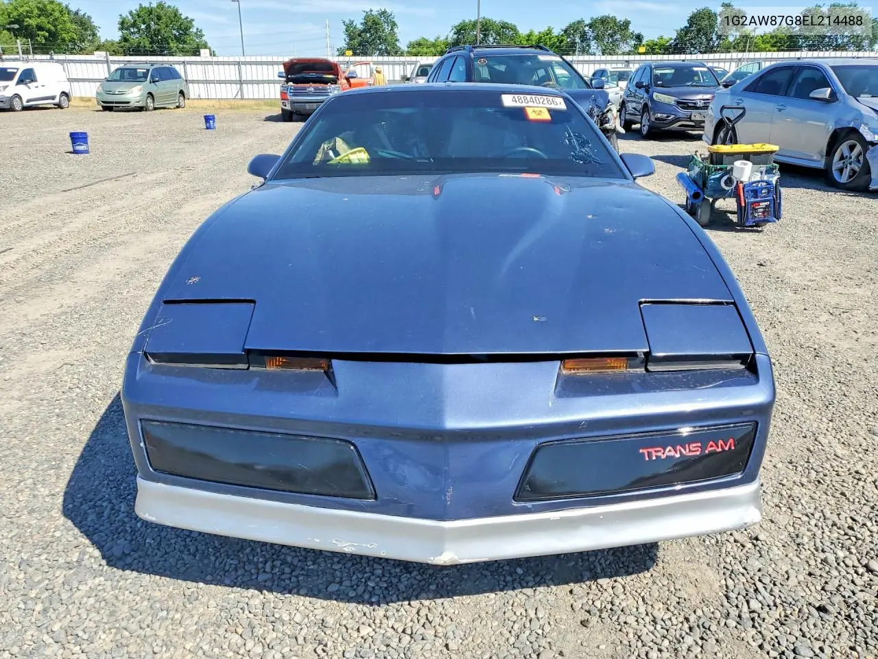1984 Pontiac Firebird Trans Am VIN: 1G2AW87G8EL214488 Lot: 48840286