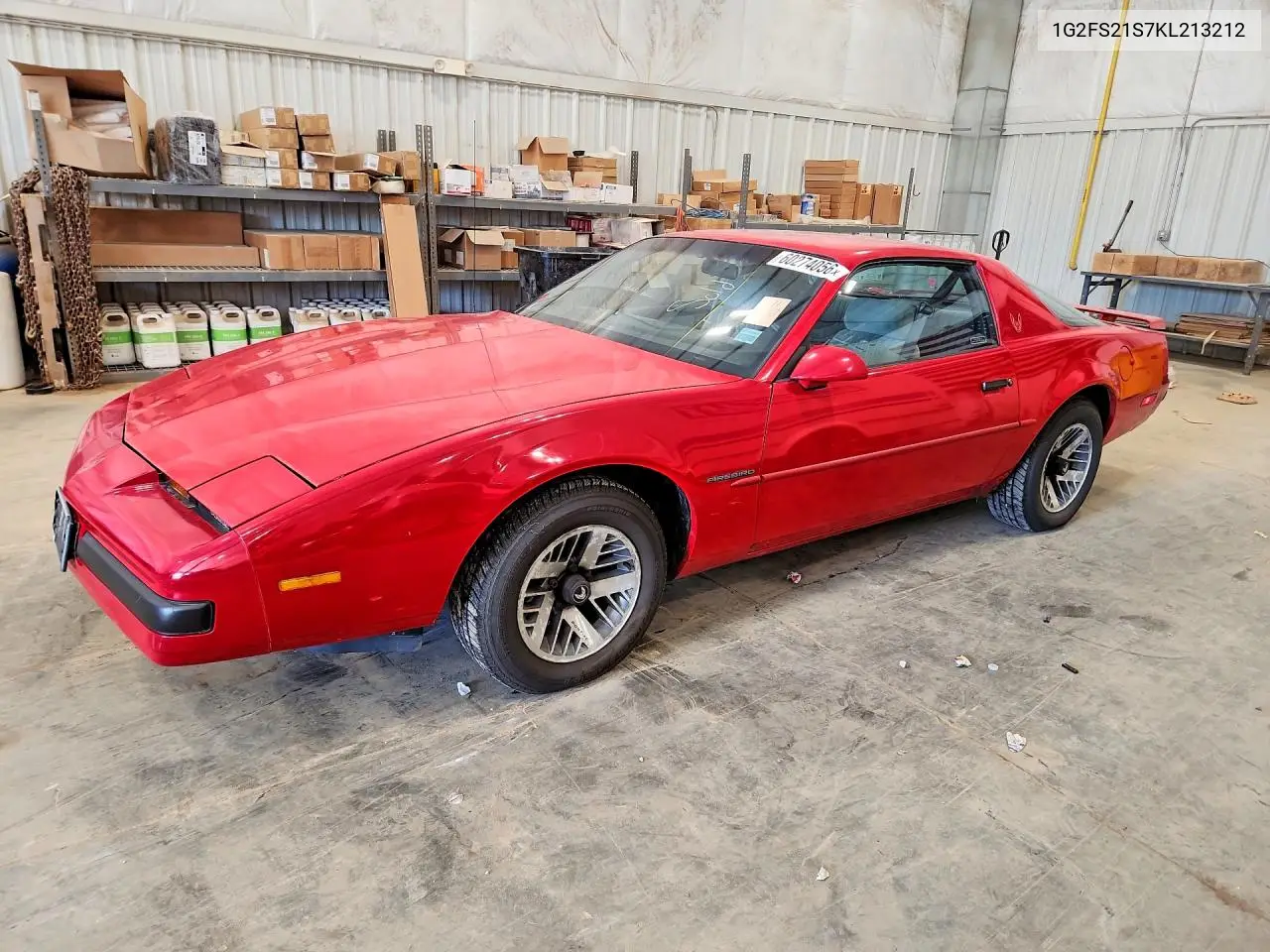 1989 Pontiac Firebird VIN: 1G2FS21S7KL213212 Lot: 60274056