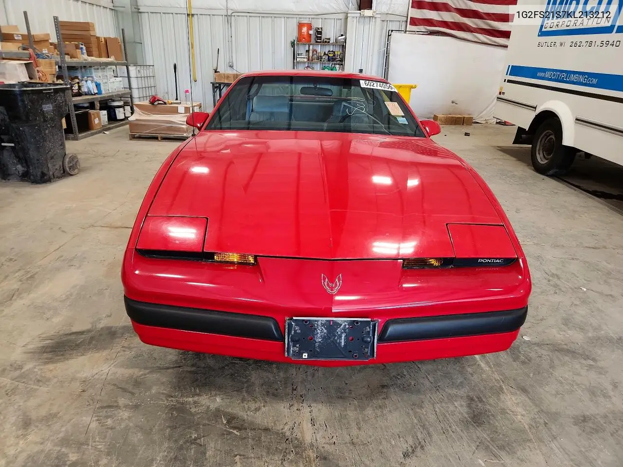 1989 Pontiac Firebird VIN: 1G2FS21S7KL213212 Lot: 60274056