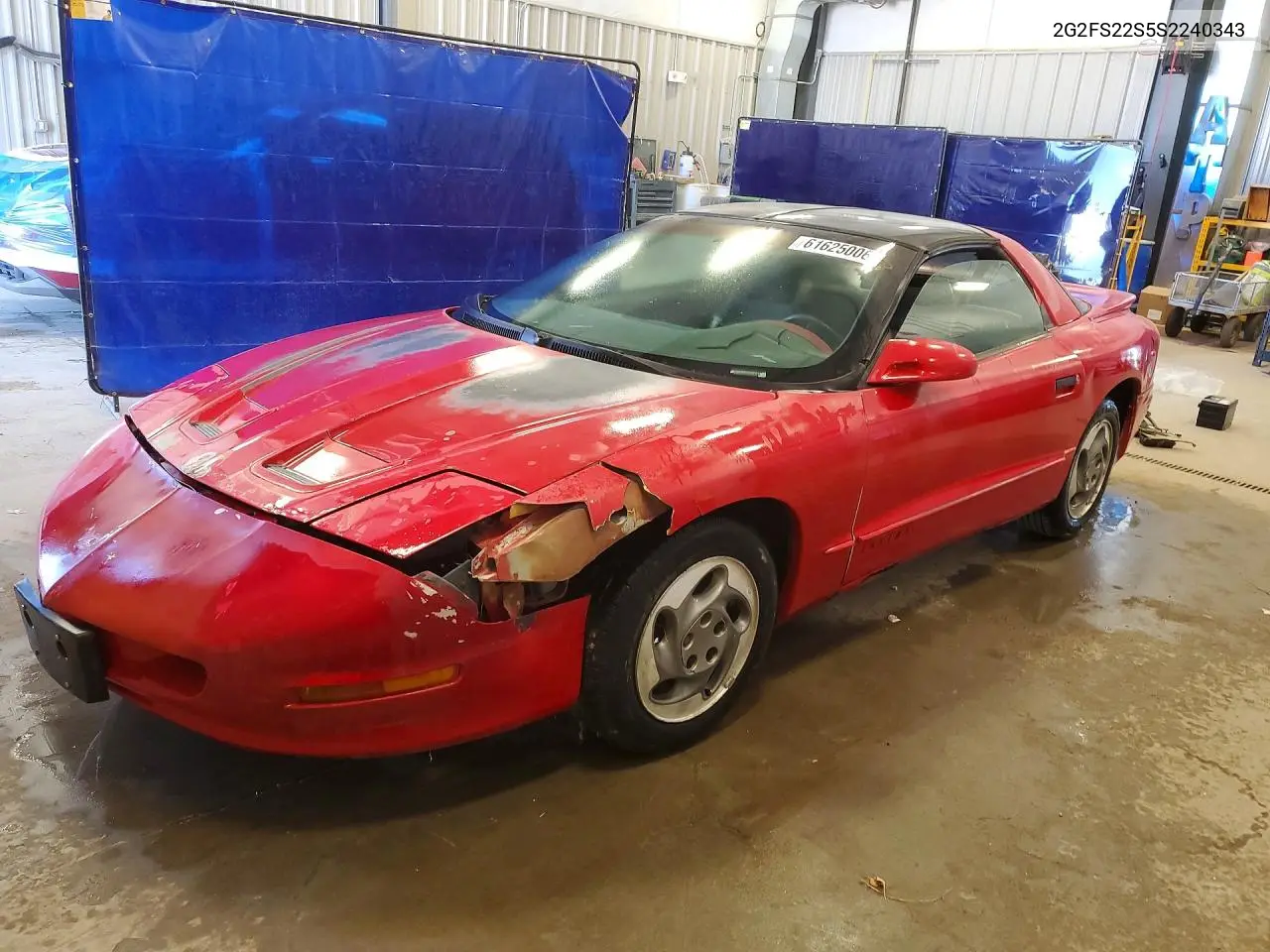 1995 Pontiac Firebird VIN: 2G2FS22S5S2240343 Lot: 61625006