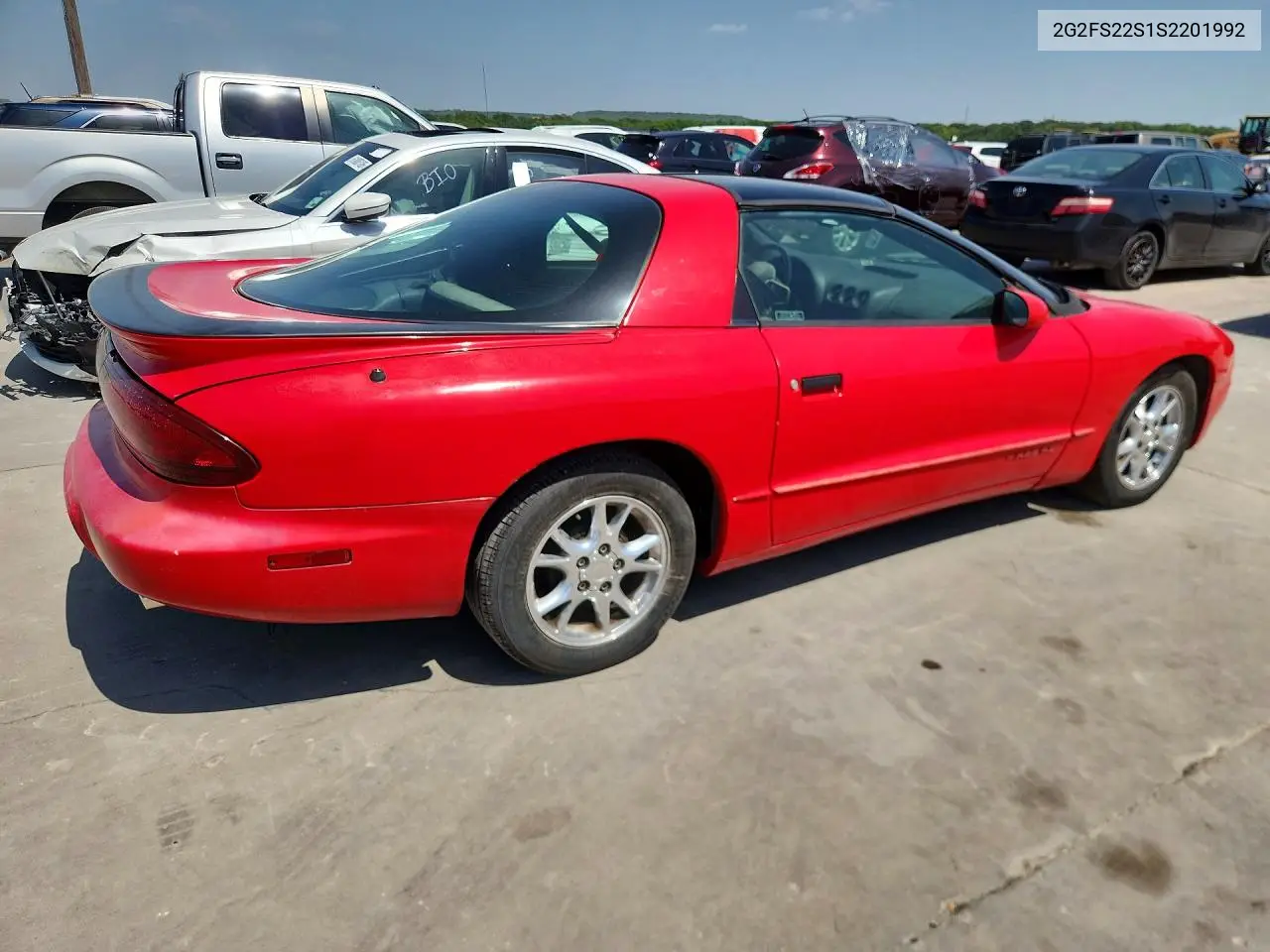 1995 Pontiac Firebird VIN: 2G2FS22S1S2201992 Lot: 62075746
