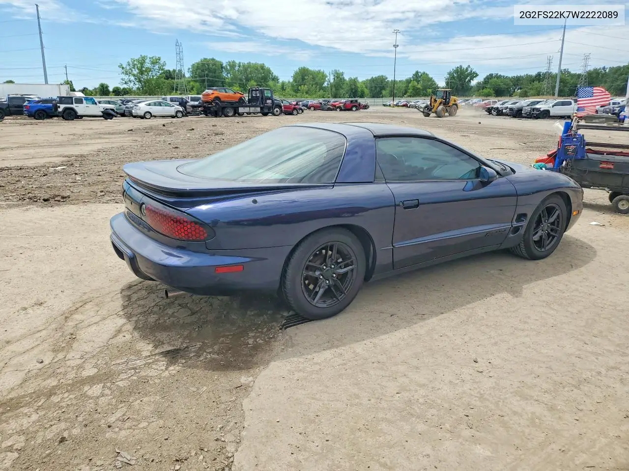 1998 Pontiac Firebird VIN: 2G2FS22K7W2222089 Lot: 57236496