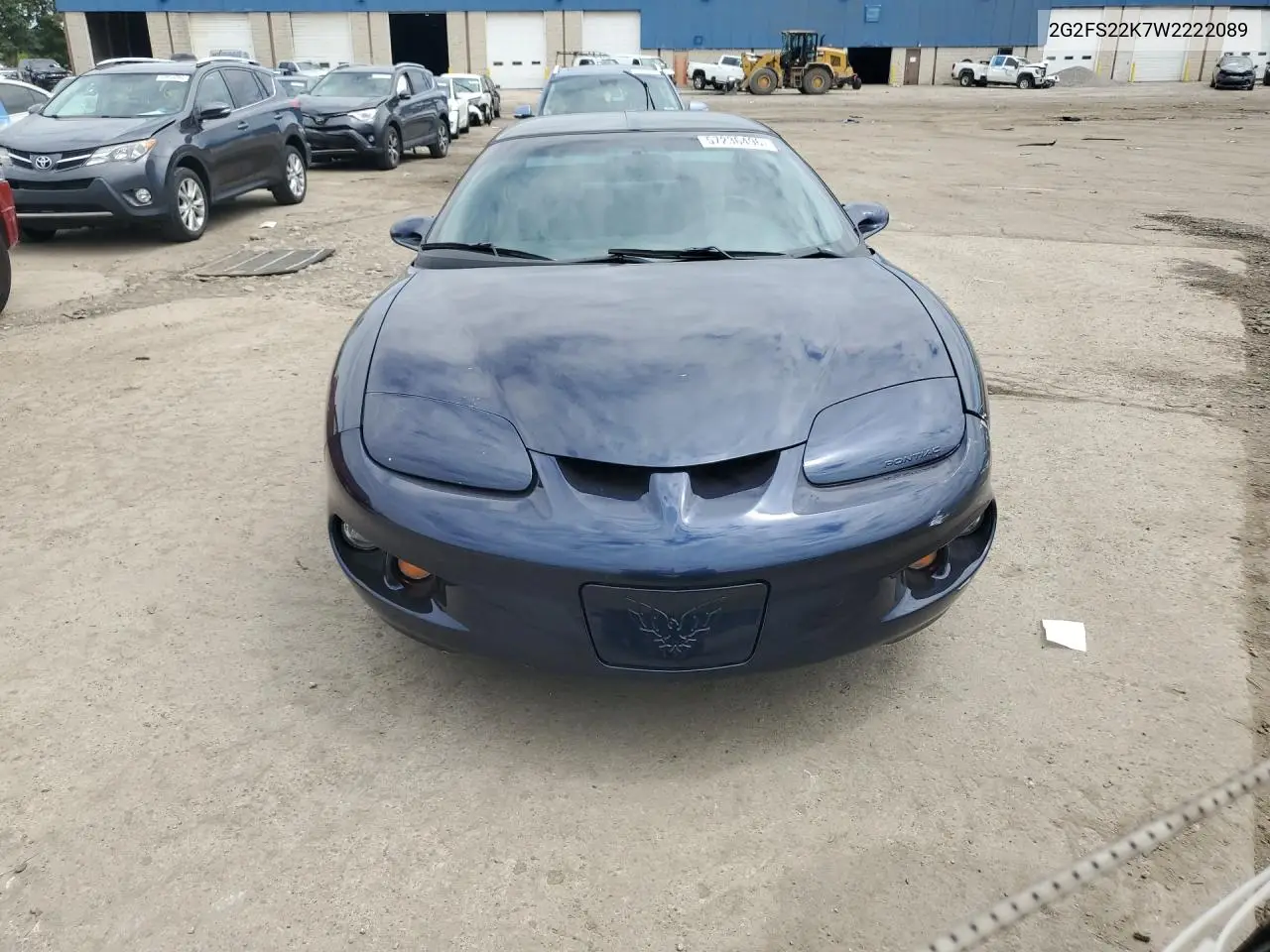 1998 Pontiac Firebird VIN: 2G2FS22K7W2222089 Lot: 57236496