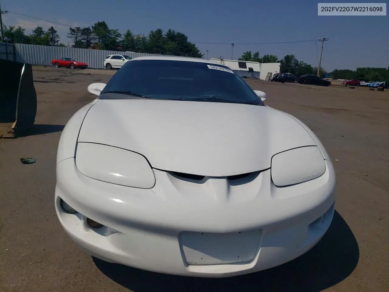 1998 Pontiac Firebird Formula/Trans Am VIN: 2G2FV22G7W2216098 Lot: 58234276