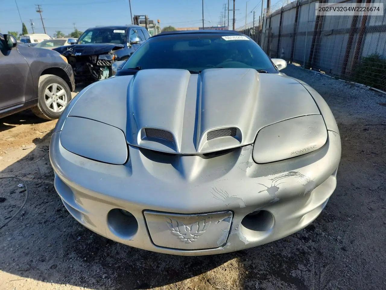 1998 Pontiac Firebird Trans Am VIN: 2G2FV32G4W2226674 Lot: 60143206