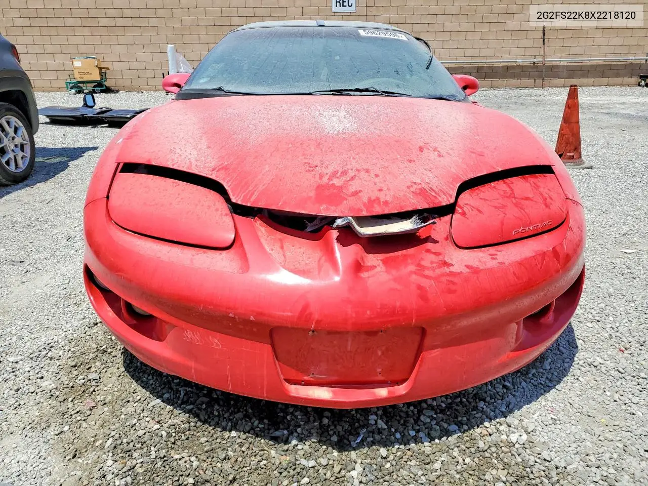 1999 Pontiac Firebird VIN: 2G2FS22K8X2218120 Lot: 59629596