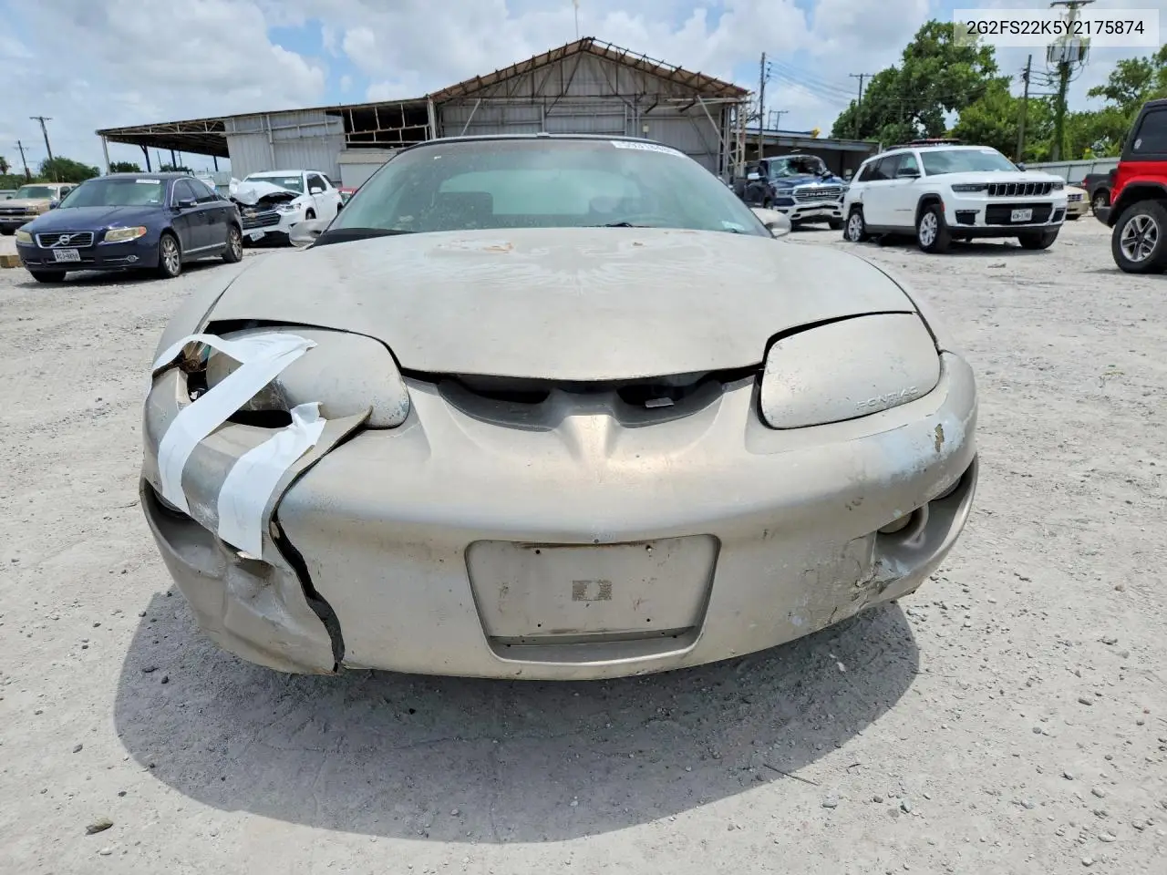 2000 Pontiac Firebird VIN: 2G2FS22K5Y2175874 Lot: 59318486