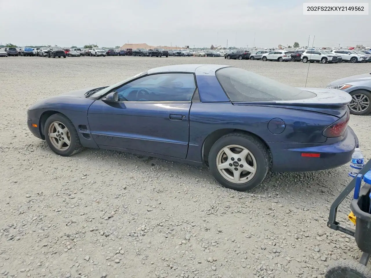 2000 Pontiac Firebird VIN: 2G2FS22KXY2149562 Lot: 60055976