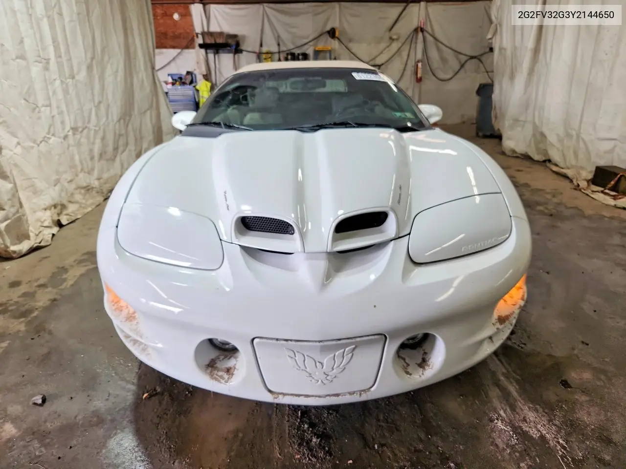 2000 Pontiac Firebird Trans Am VIN: 2G2FV32G3Y2144650 Lot: 61223066