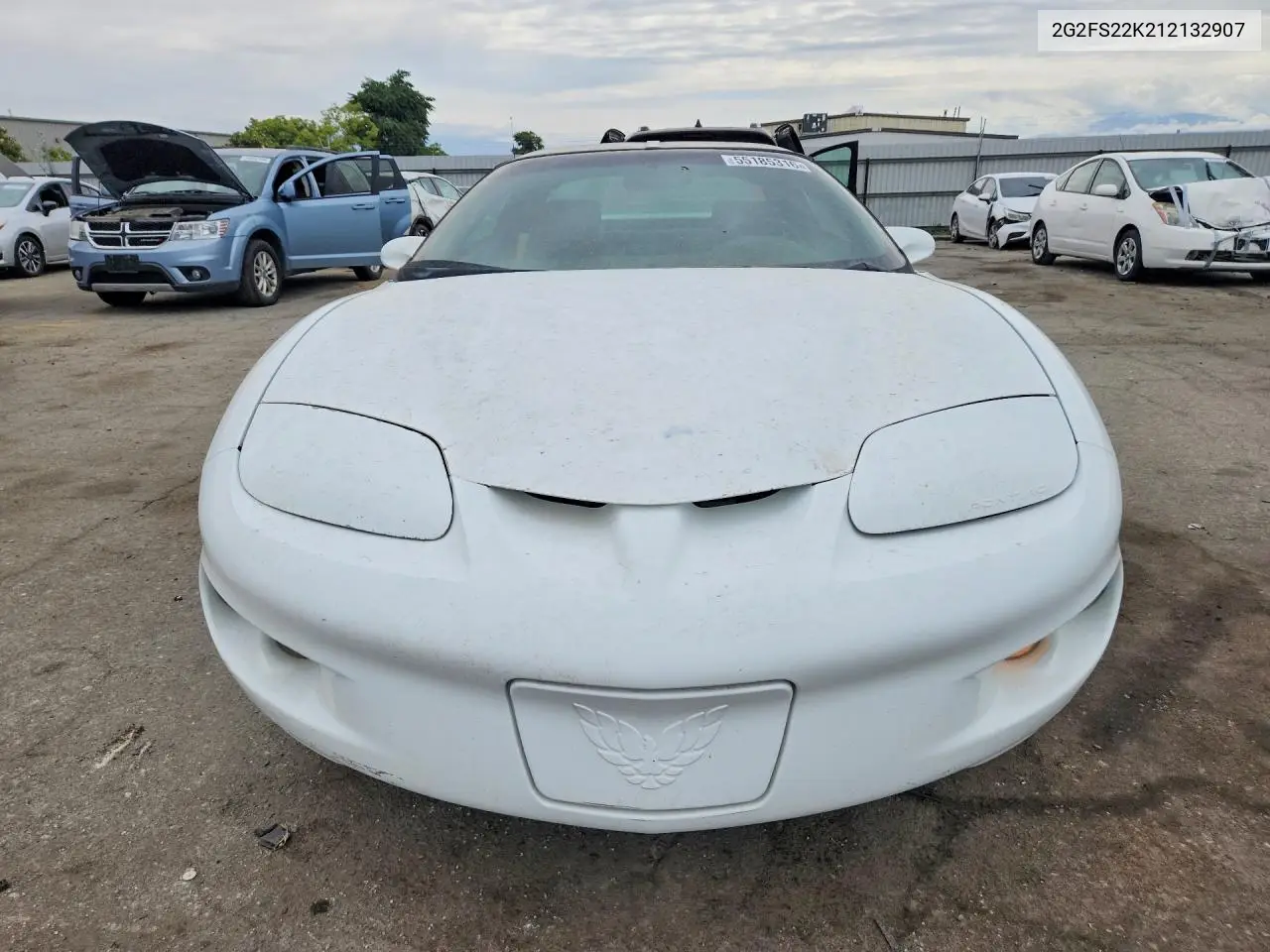 2001 Pontiac Firebird VIN: 2G2FS22K212132907 Lot: 55185316