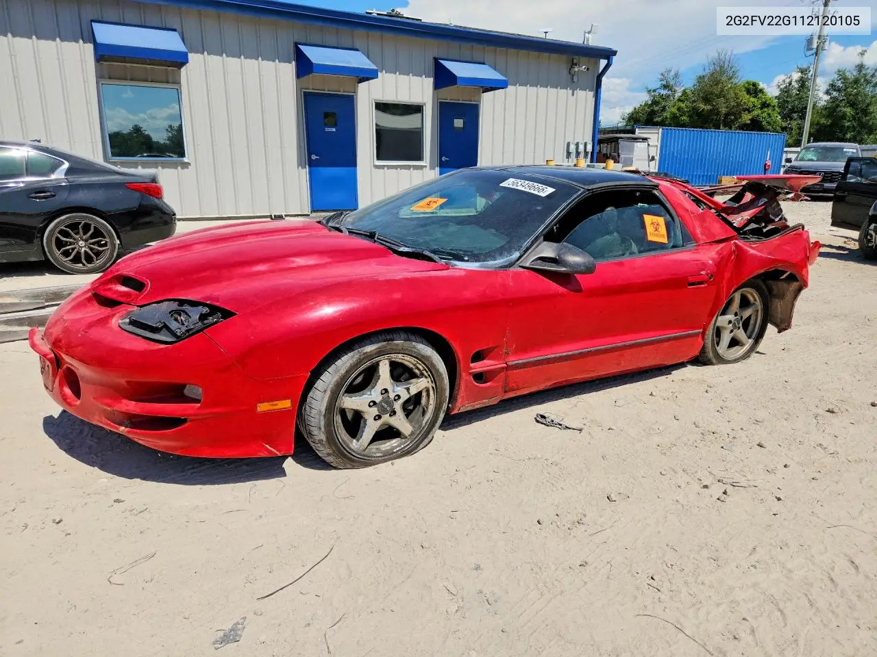 2001 Pontiac Firebird Formula VIN: 2G2FV22G112120105 Lot: 56349666