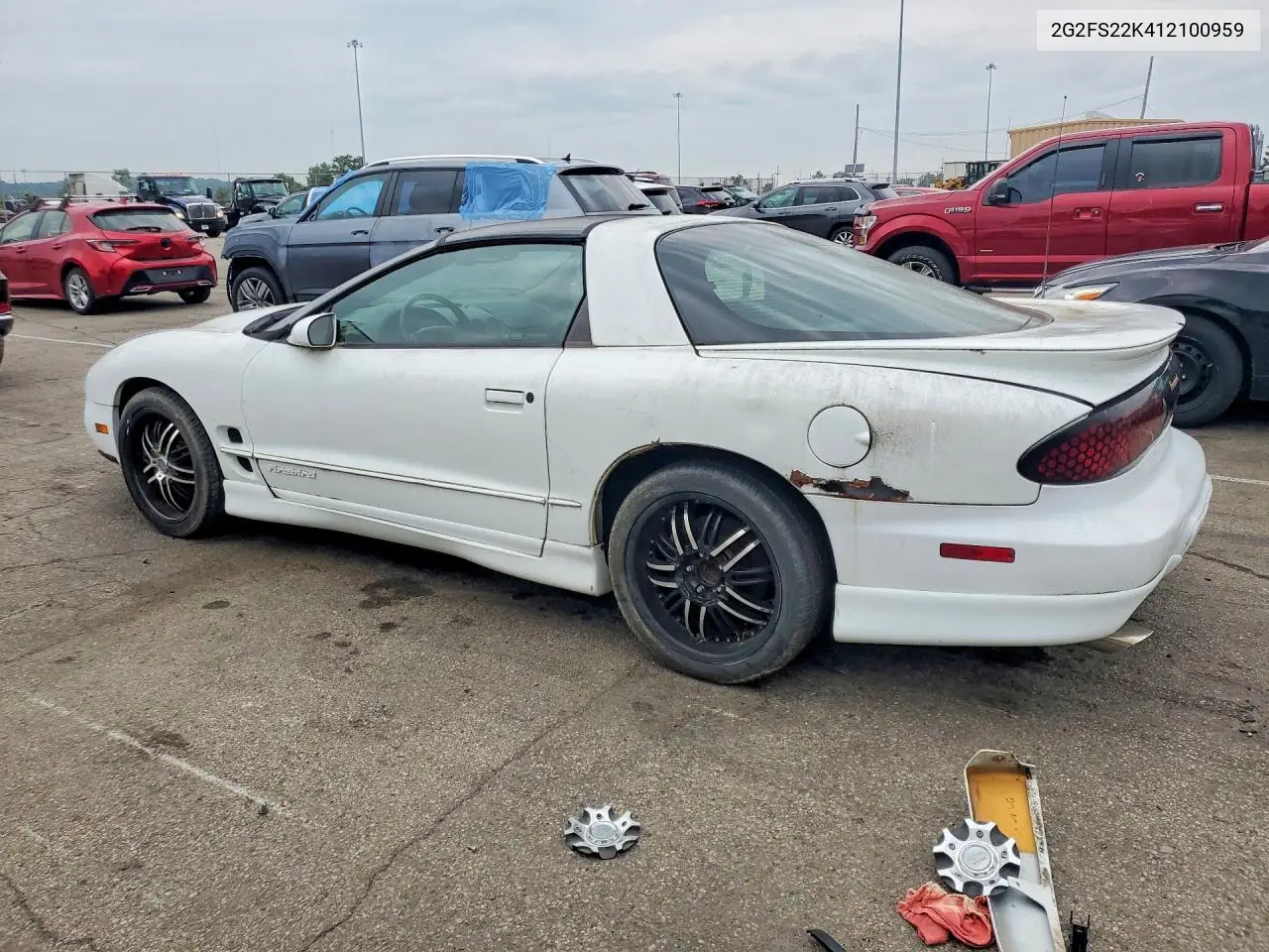 2001 Pontiac Firebird VIN: 2G2FS22K412100959 Lot: 58943936