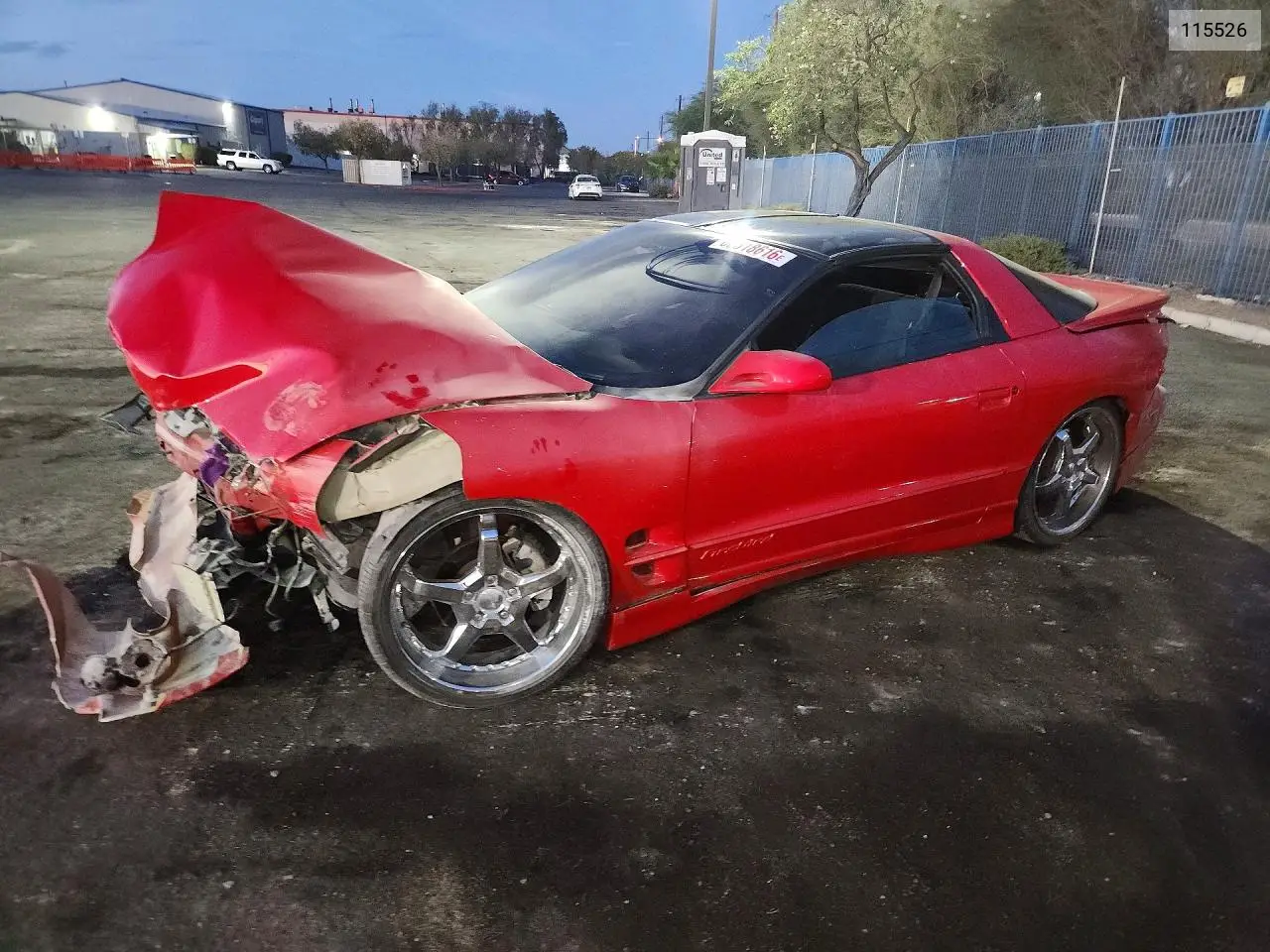 2001 Pontiac Firebird VIN: 115526 Lot: 60318616