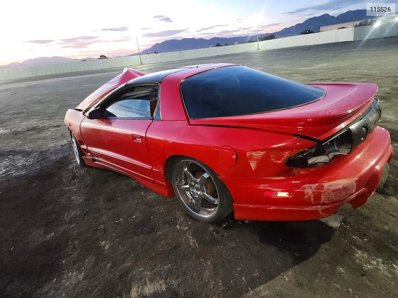 2001 Pontiac Firebird VIN: 115526 Lot: 60318616