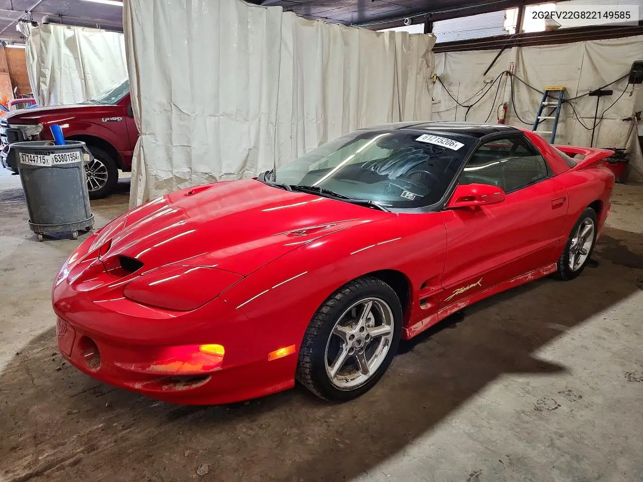 2002 Pontiac Firebird Formula VIN: 2G2FV22G822149585 Lot: 61215206
