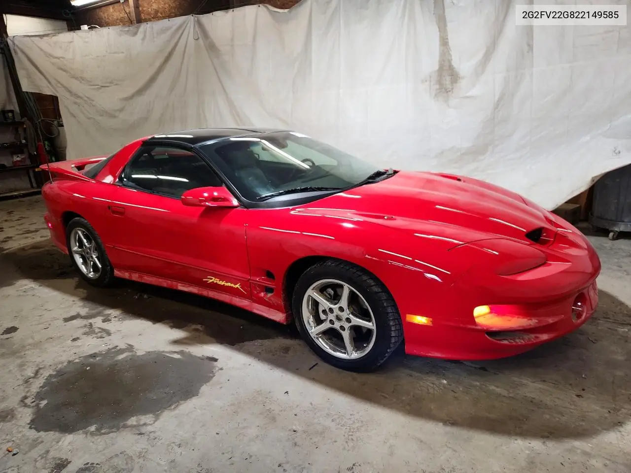 2002 Pontiac Firebird Formula VIN: 2G2FV22G822149585 Lot: 61215206