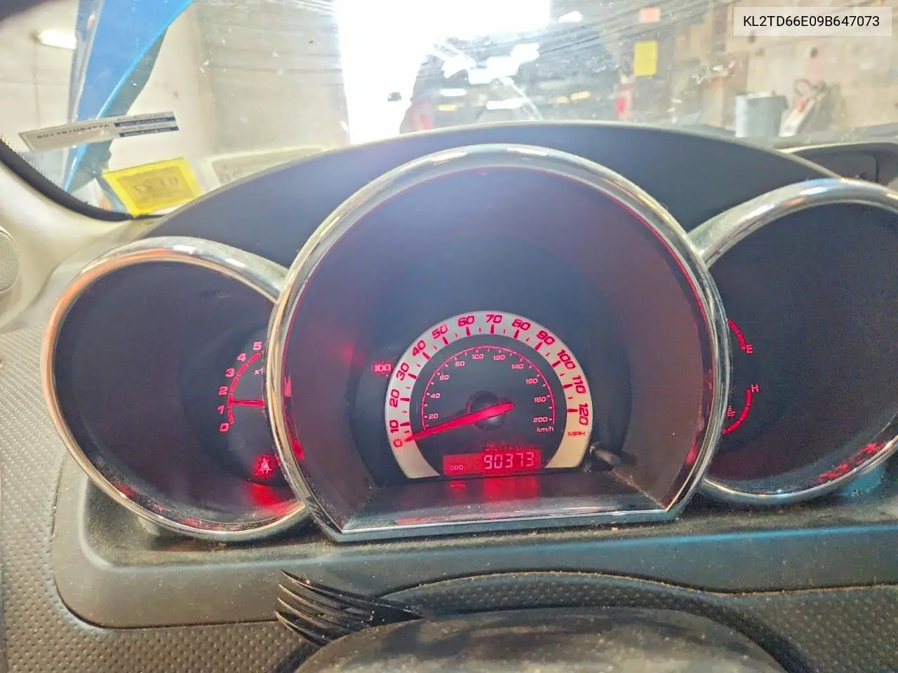 2009 Pontiac G3 VIN: KL2TD66E09B647073 Lot: 60314166