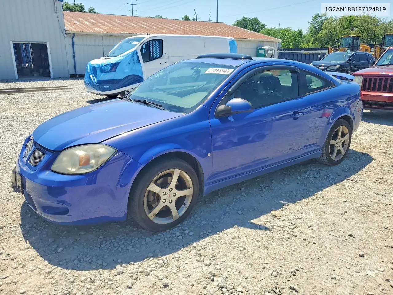 2008 Pontiac G5 Gt VIN: 1G2AN18B187124819 Lot: 54015246
