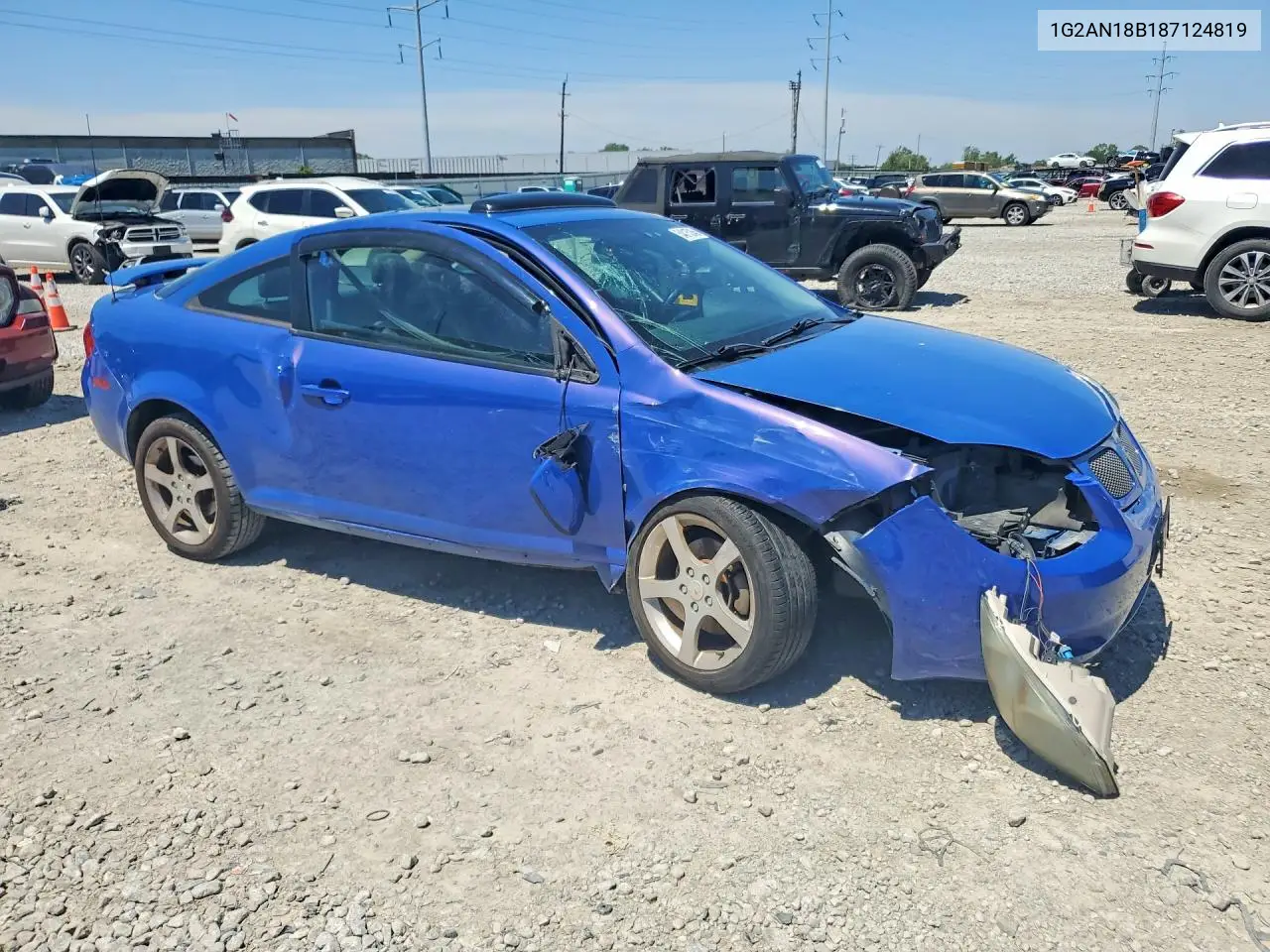 2008 Pontiac G5 Gt VIN: 1G2AN18B187124819 Lot: 54015246