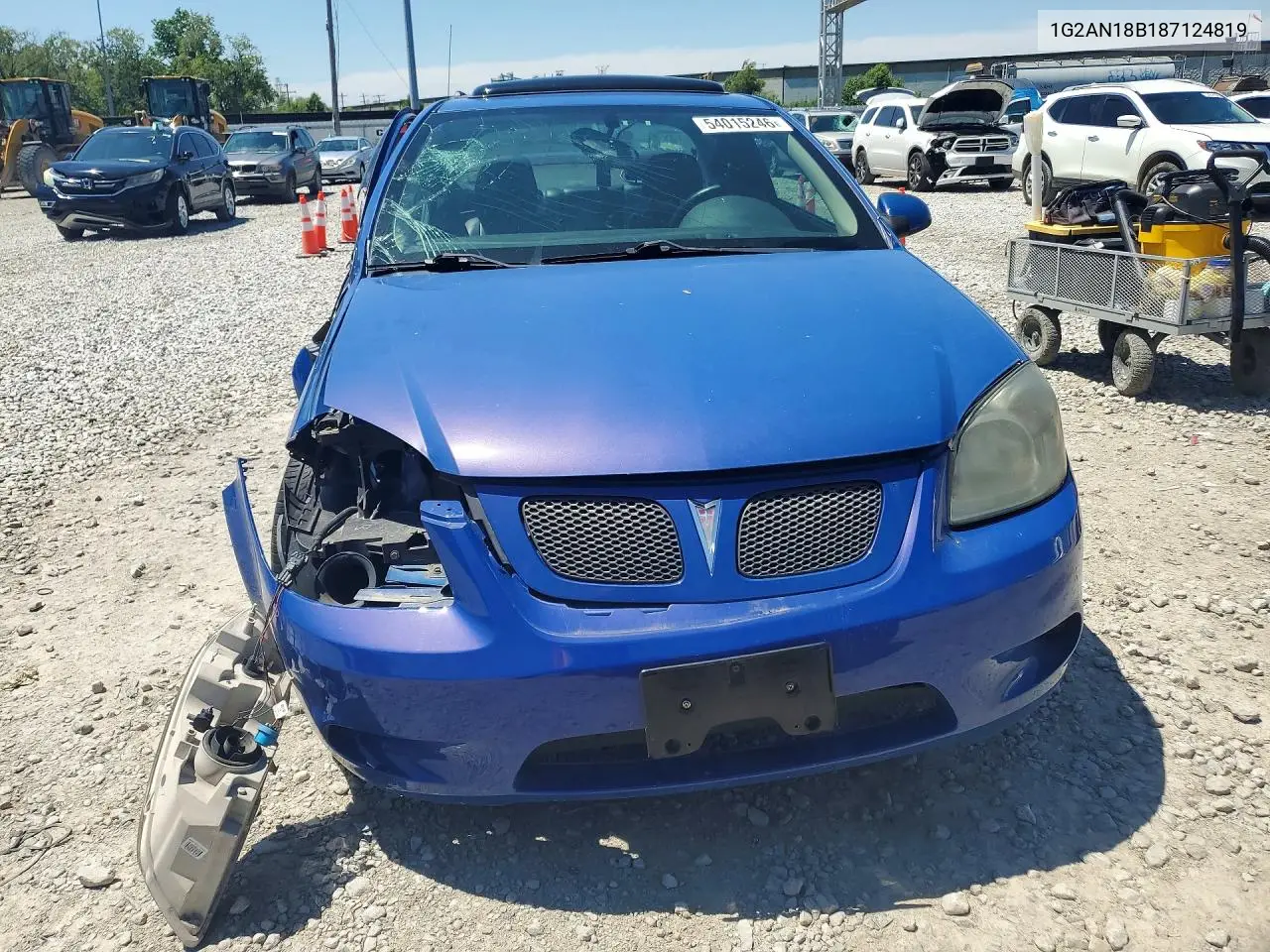 2008 Pontiac G5 Gt VIN: 1G2AN18B187124819 Lot: 54015246