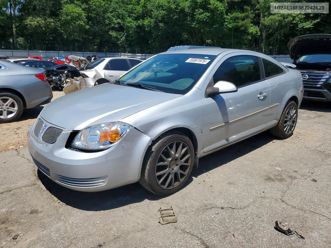 2008 Pontiac G5 VIN: 1G2AL18F387242623 Lot: 55861976