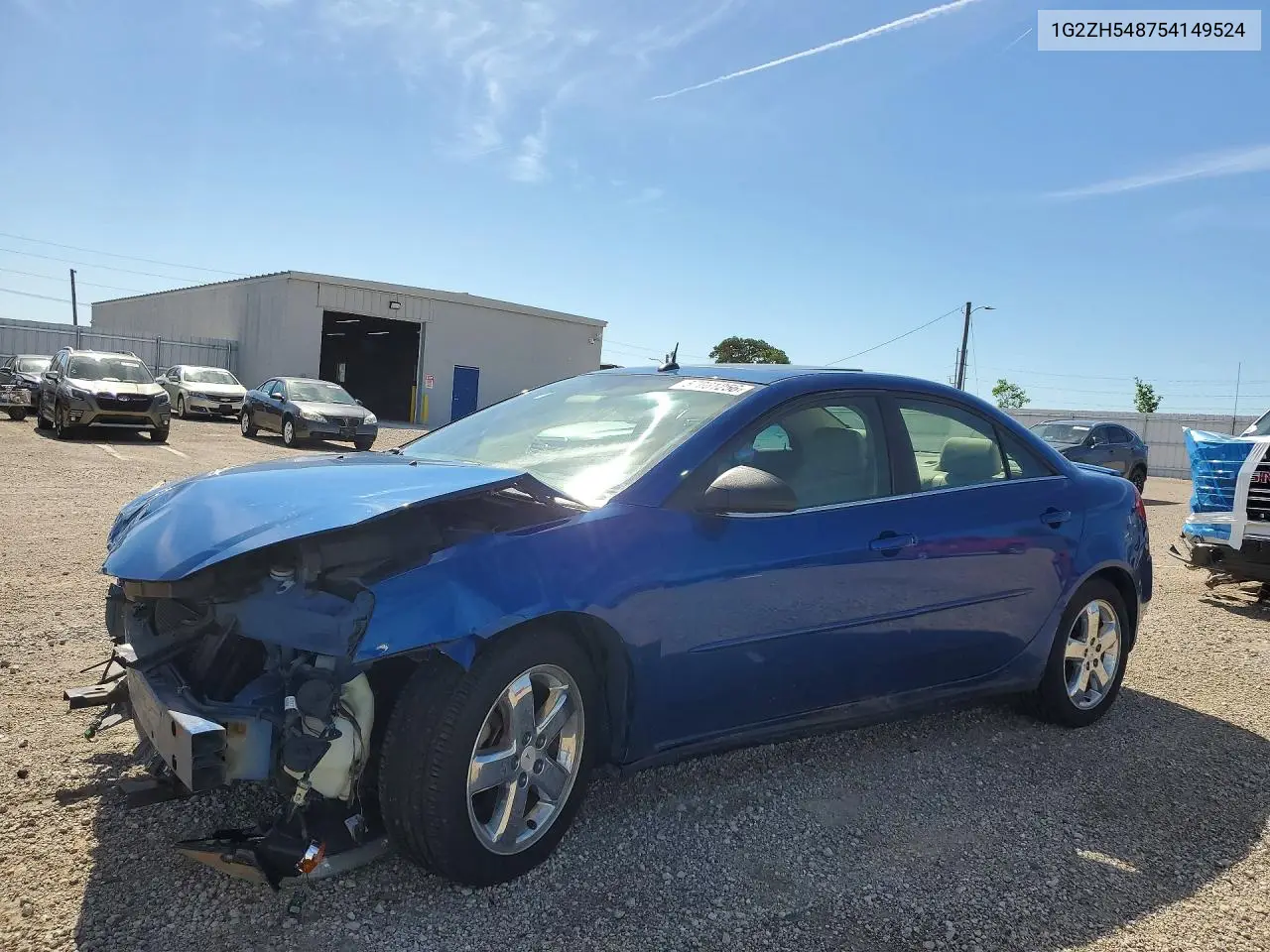 2005 Pontiac G6 Gt VIN: 1G2ZH548754149524 Lot: 57061256