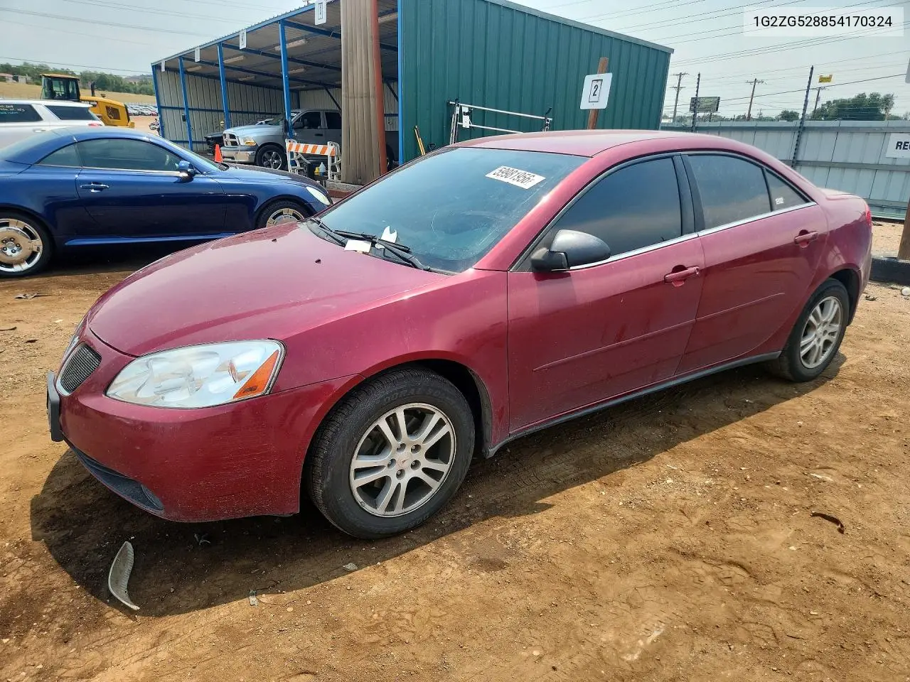 2005 Pontiac G6 VIN: 1G2ZG528854170324 Lot: 59981956