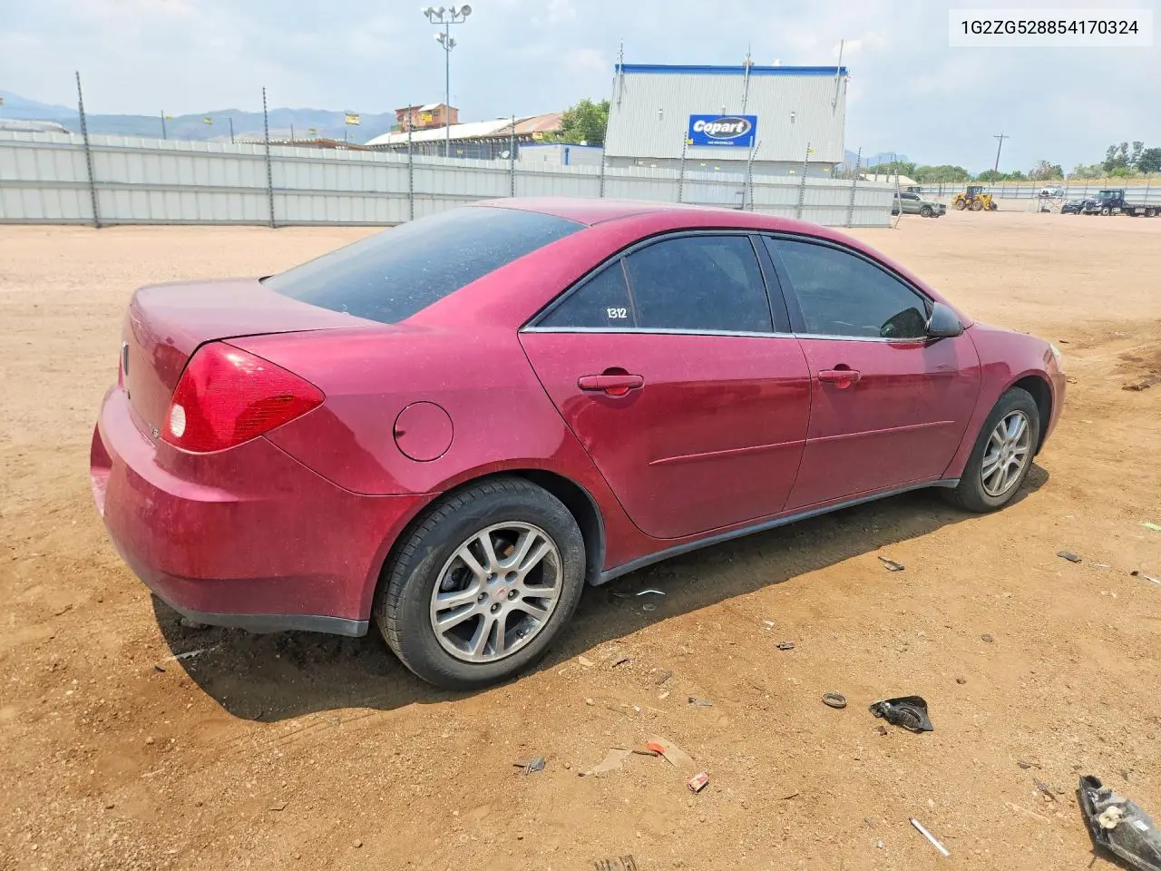 2005 Pontiac G6 VIN: 1G2ZG528854170324 Lot: 59981956