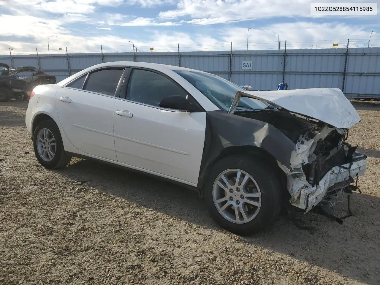 1G2ZG528854115985 2005 Pontiac G6