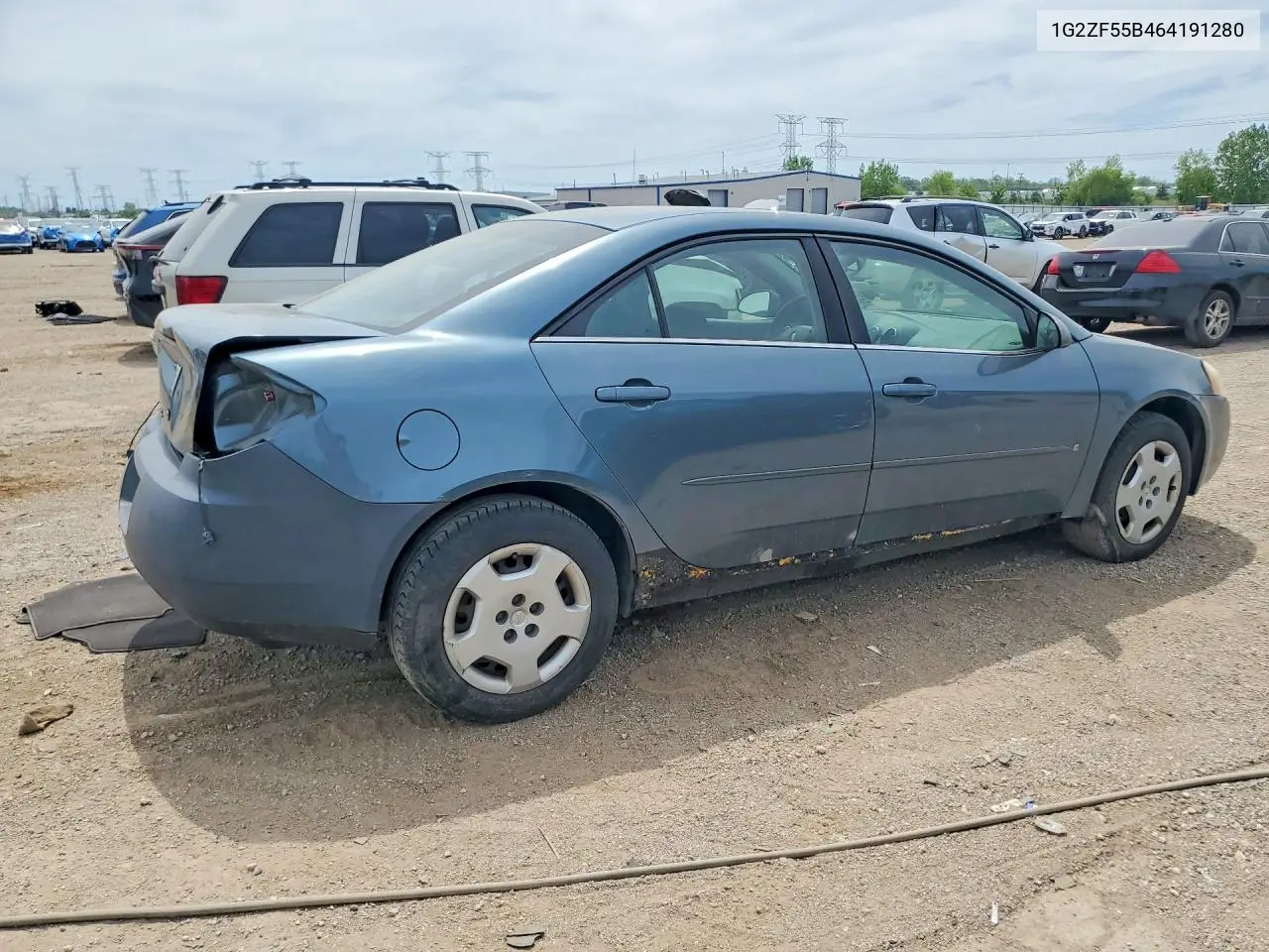 2006 Pontiac G6 Se VIN: 1G2ZF55B464191280 Lot: 54707846
