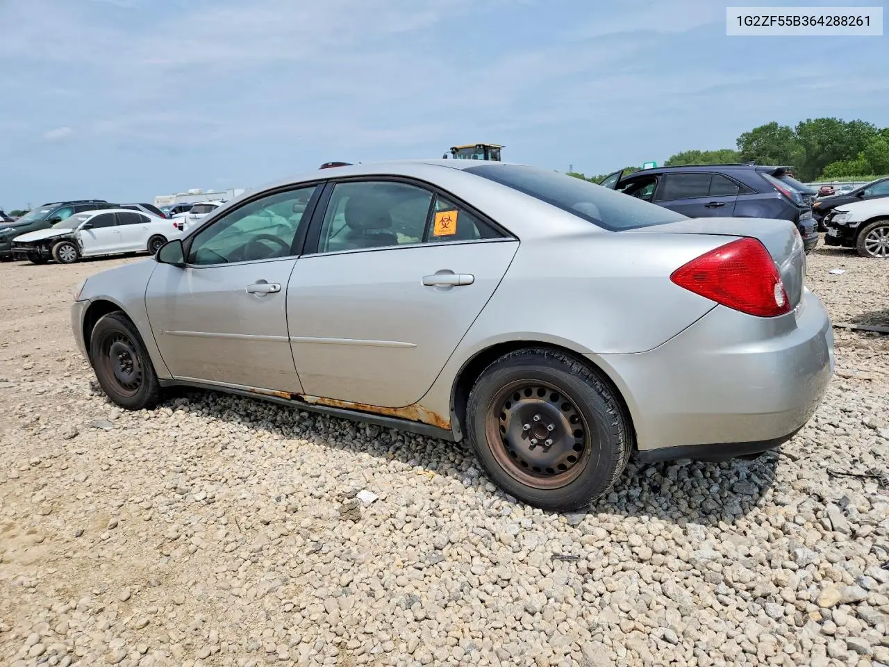 2006 Pontiac G6 Se VIN: 1G2ZF55B364288261 Lot: 59081076