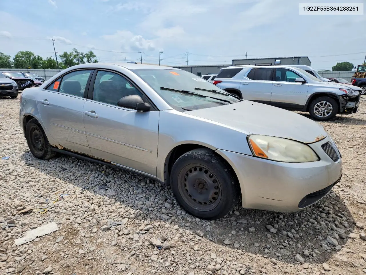 2006 Pontiac G6 Se VIN: 1G2ZF55B364288261 Lot: 59081076