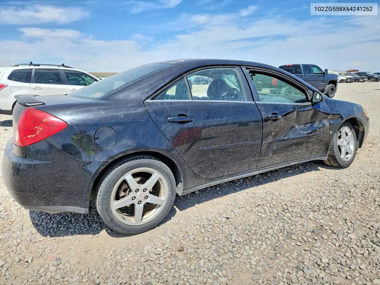 2006 Pontiac G6 Se1 VIN: 1G2ZG558X64241262 Lot: 59593056