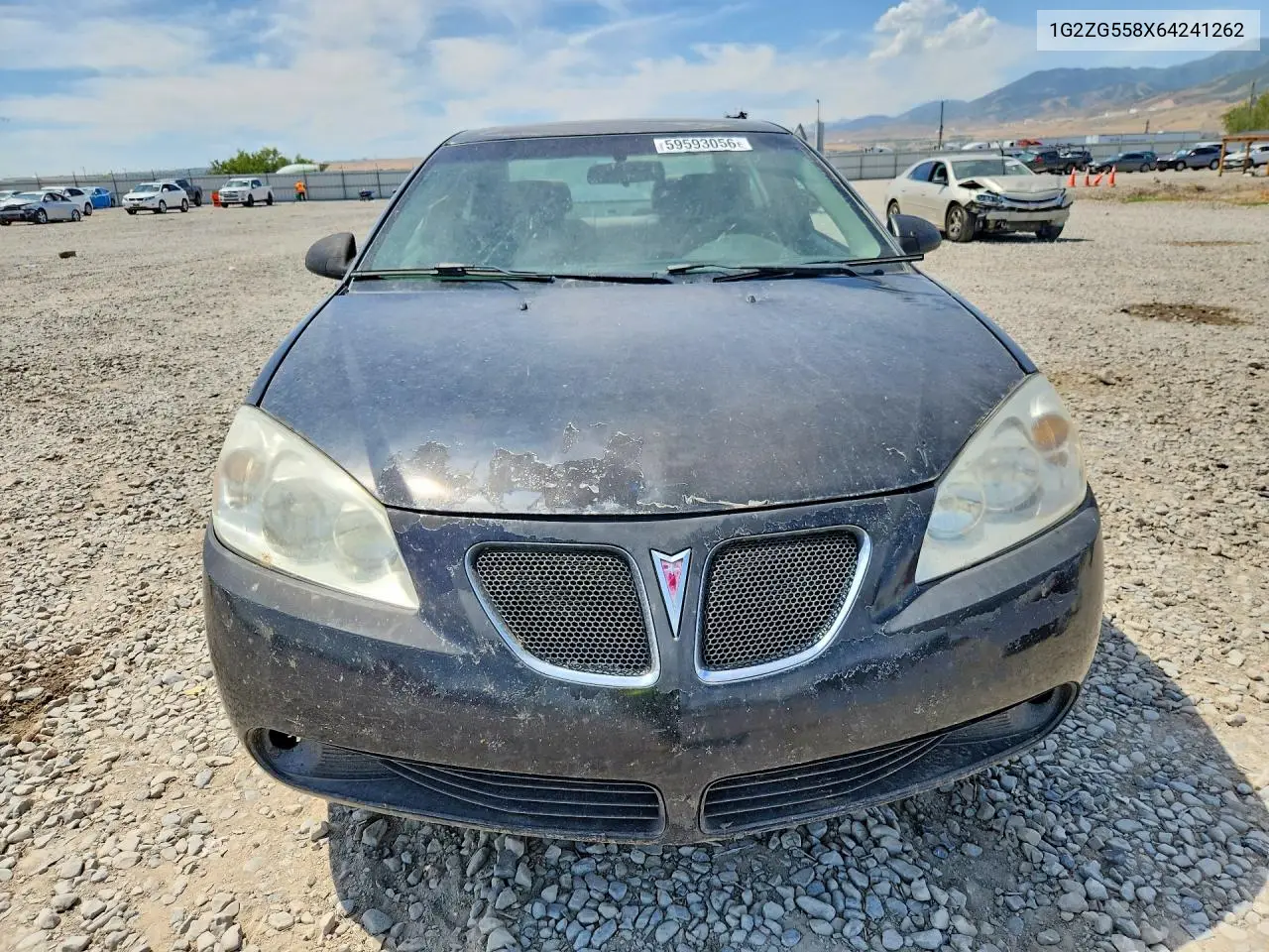 2006 Pontiac G6 Se1 VIN: 1G2ZG558X64241262 Lot: 59593056