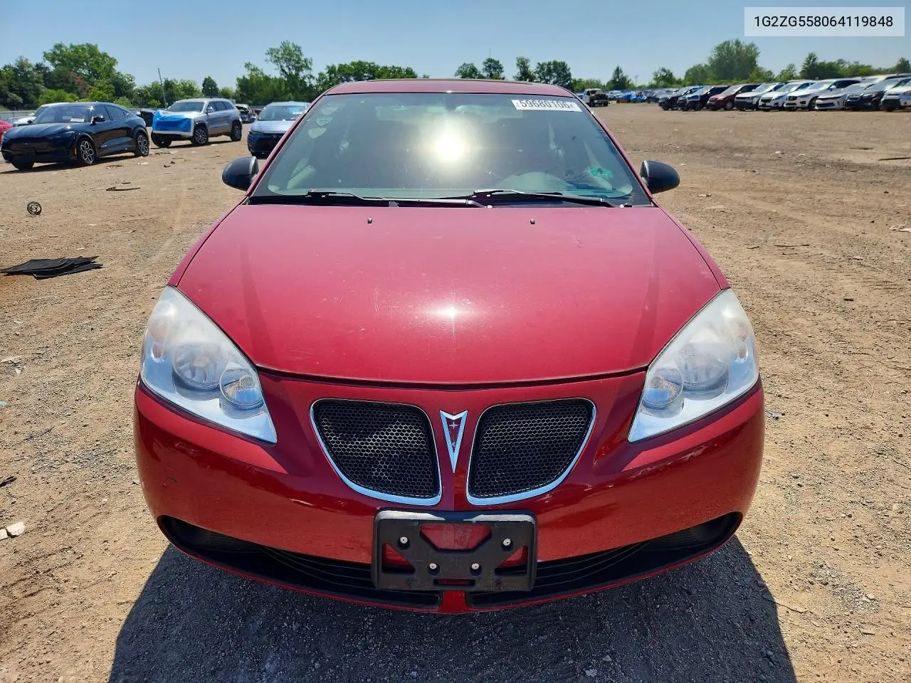 2006 Pontiac G6 Se1 VIN: 1G2ZG558064119848 Lot: 59680106