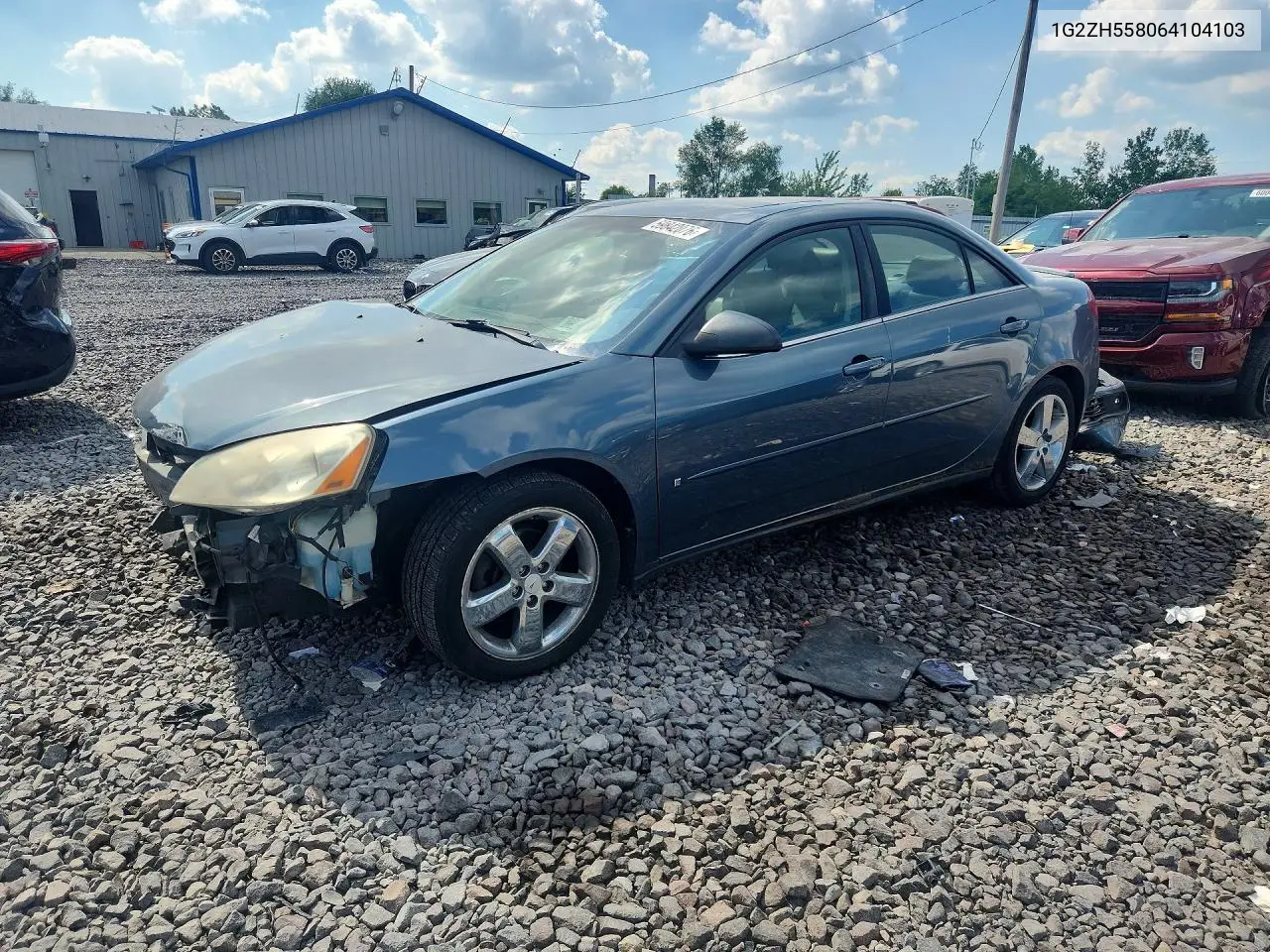 2006 Pontiac G6 Gt VIN: 1G2ZH558064104103 Lot: 59842076