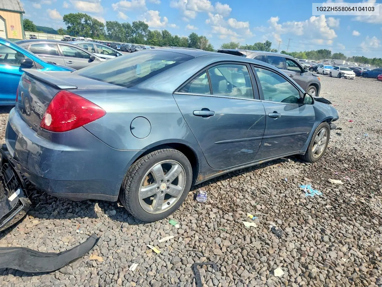 2006 Pontiac G6 Gt VIN: 1G2ZH558064104103 Lot: 59842076