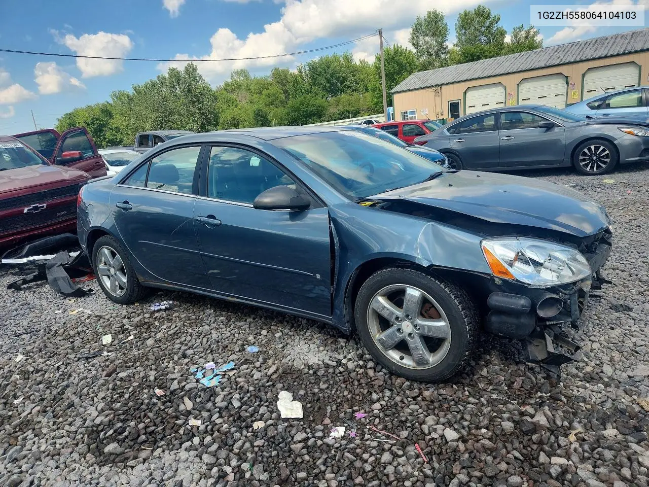 2006 Pontiac G6 Gt VIN: 1G2ZH558064104103 Lot: 59842076