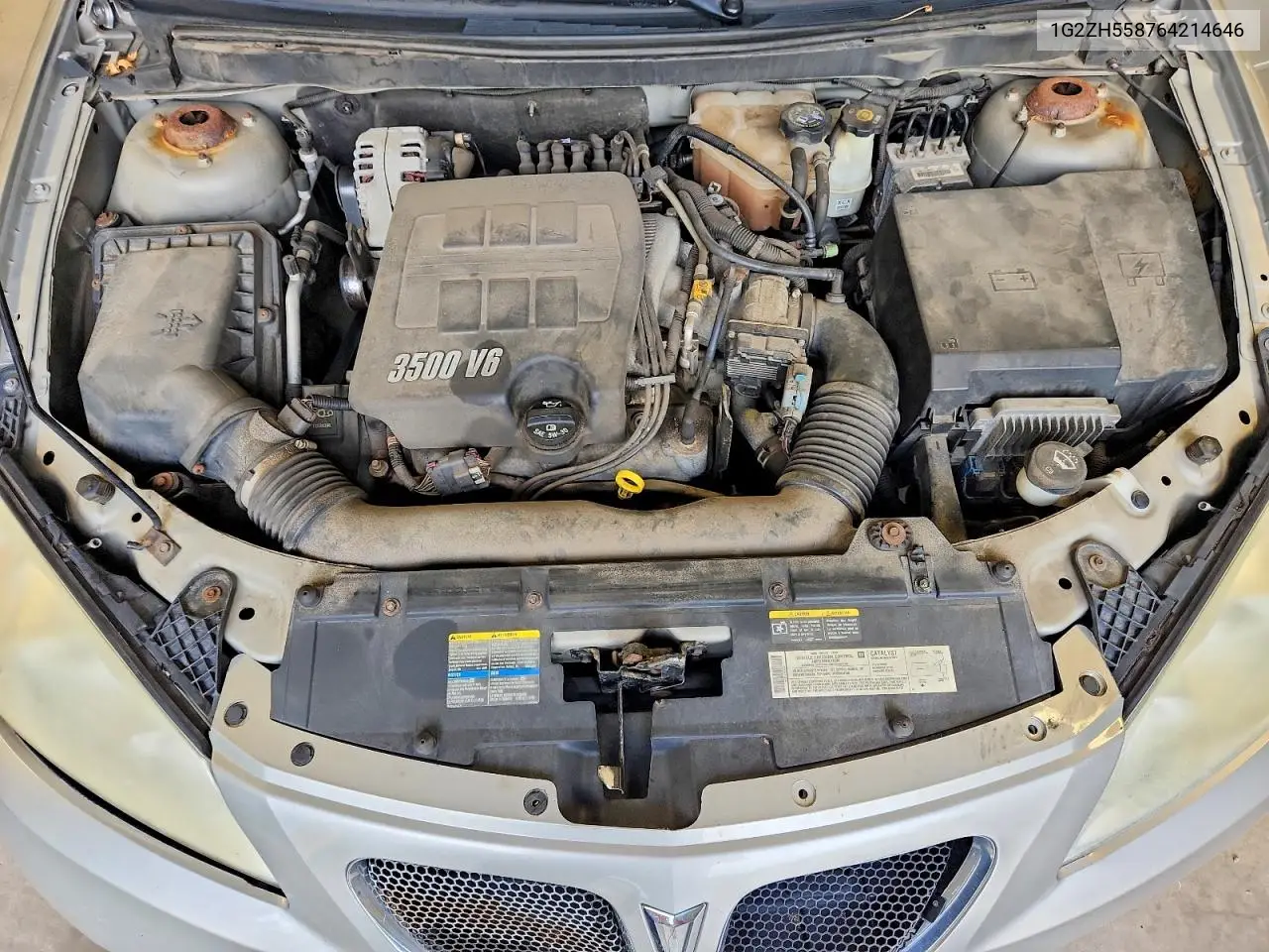 2006 Pontiac G6 Gt VIN: 1G2ZH558764214646 Lot: 60750866