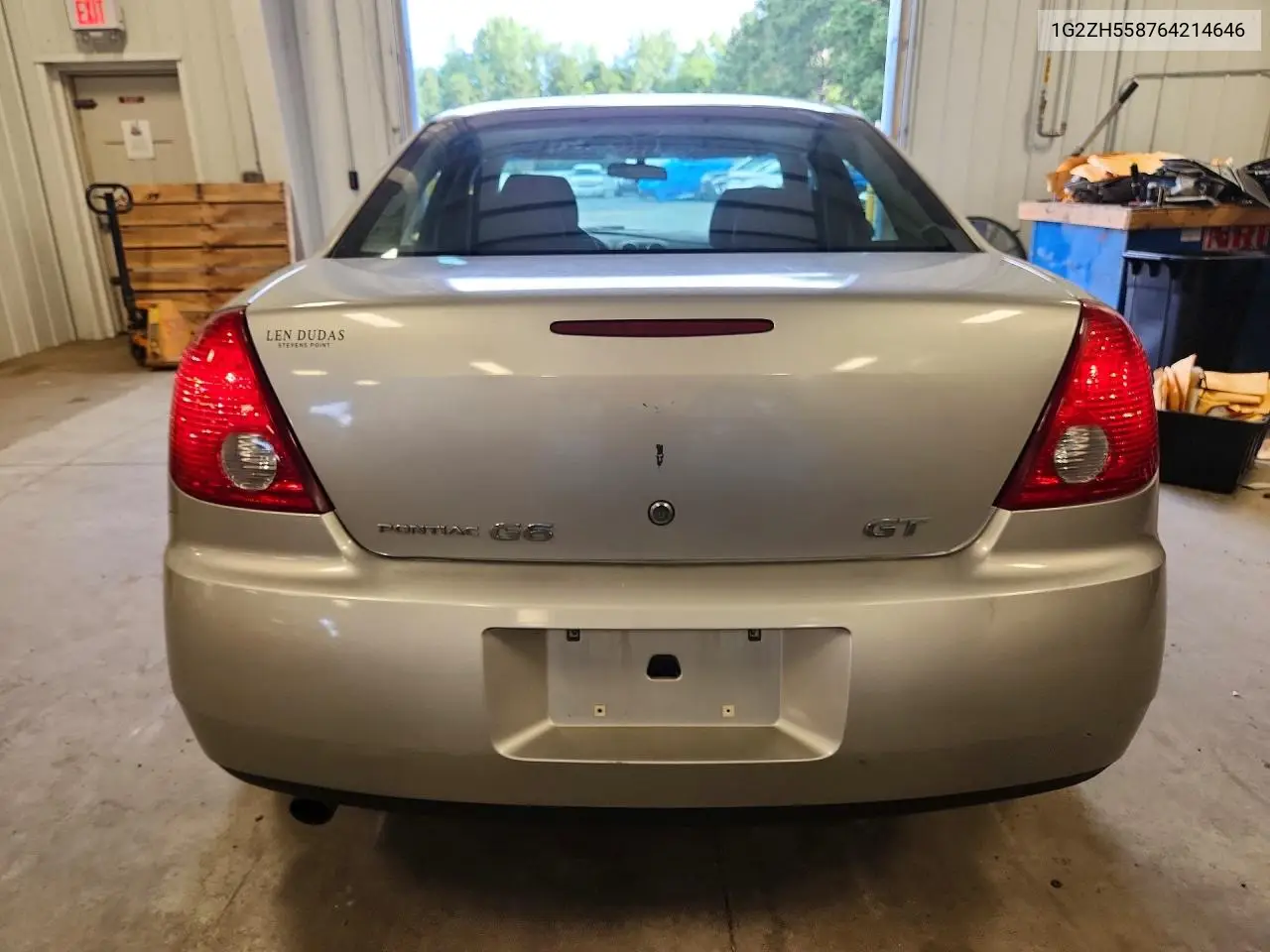 2006 Pontiac G6 Gt VIN: 1G2ZH558764214646 Lot: 60750866