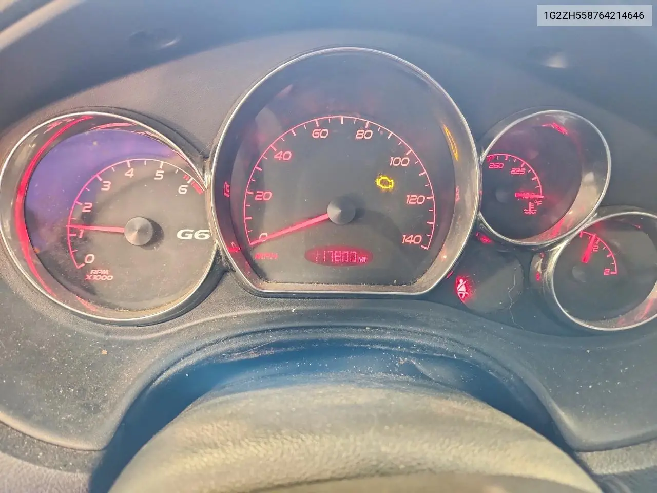 2006 Pontiac G6 Gt VIN: 1G2ZH558764214646 Lot: 60750866