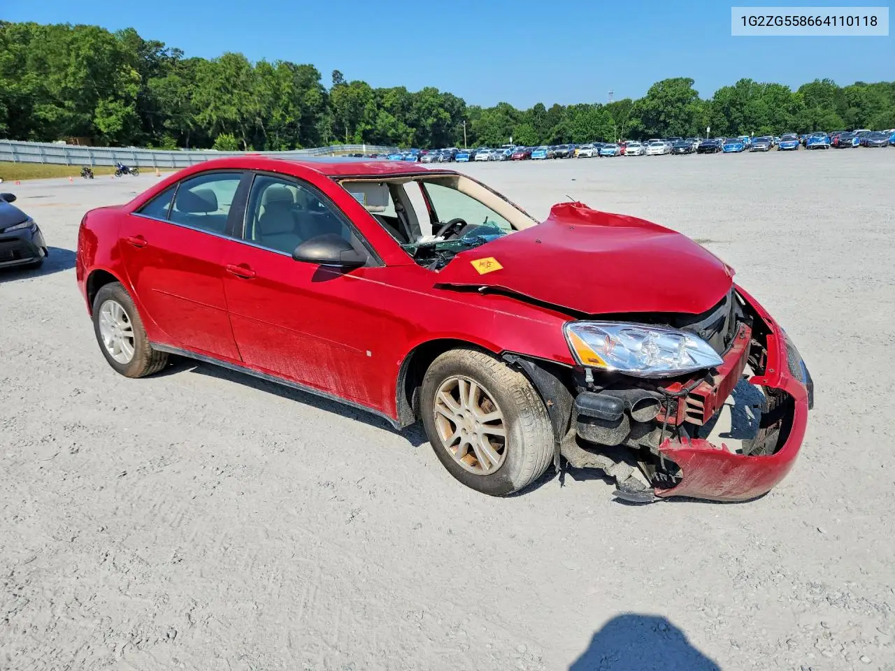 2006 Pontiac G6 Se1 VIN: 1G2ZG558664110118 Lot: 85625675