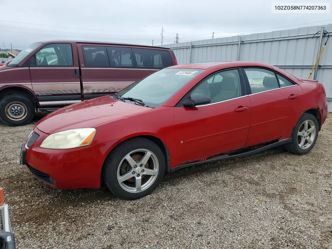 2007 Pontiac G6 Base VIN: 1G2ZG58N774207363 Lot: 52329686