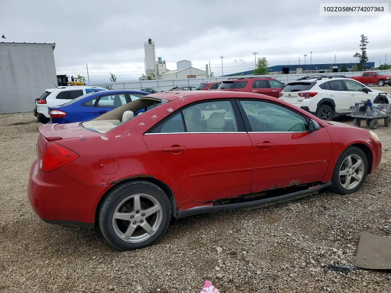 2007 Pontiac G6 Base VIN: 1G2ZG58N774207363 Lot: 52329686