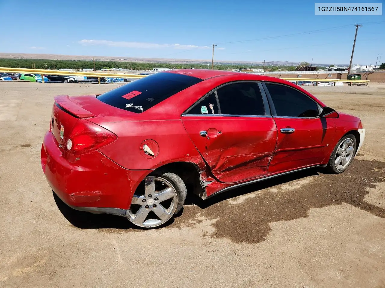 2007 Pontiac G6 Gt VIN: 1G2ZH58N474161567 Lot: 54018456