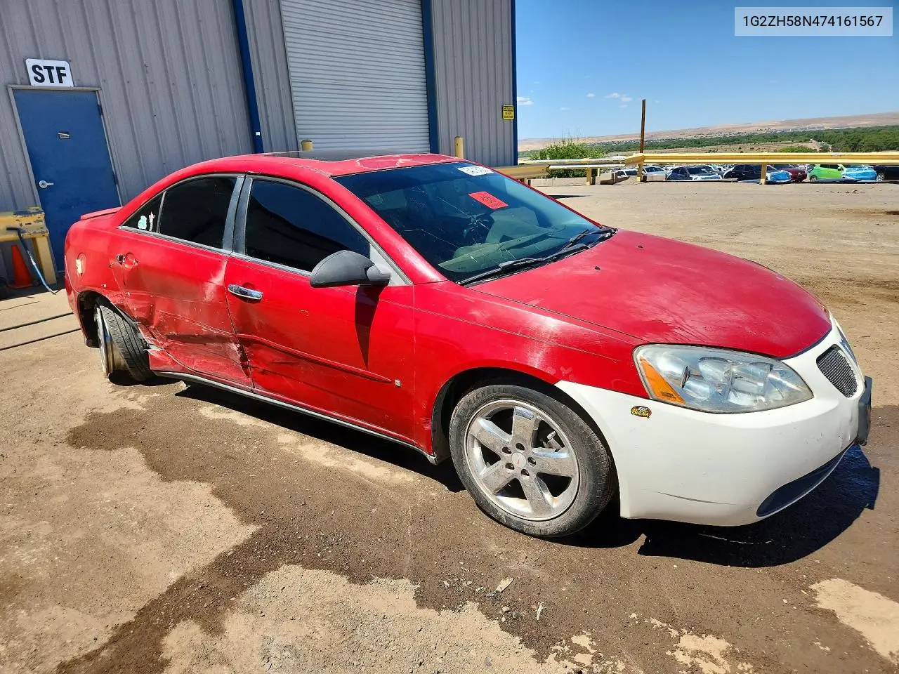 2007 Pontiac G6 Gt VIN: 1G2ZH58N474161567 Lot: 54018456